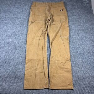 Dickies Pants Men's 32x32 Carpenter  Brown Duck Canvas Workwear EU1939RBD